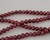 Wholesale charming 5-5.5mm maroon color potato shape cultured freshwater pearls strands