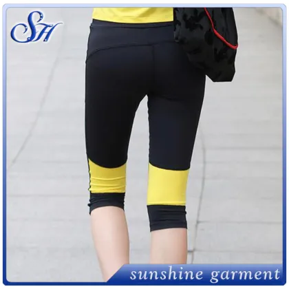 2017 custom fitness apparel wholesale women yoga pants