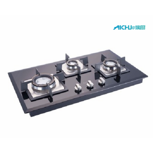 Glen Auto Ignition Glass Hob 3 Quemadores