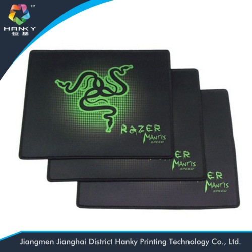 any size Game custom polyester rubber mouse pad