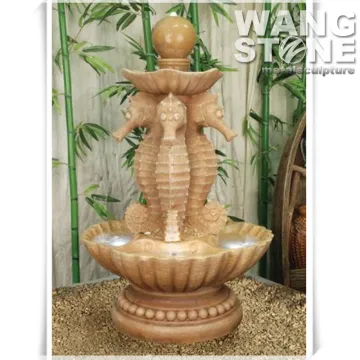 Indoor Ornament Seahorse Water Fountain
