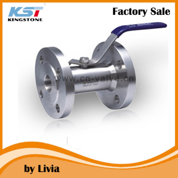 Sanitary Stainless Steel Flanged Full Port Ball Valves