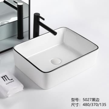 Rectangle Above Counter Porcelain Ceramic Bathroom