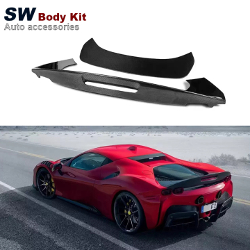 Dry Carbon Fiber Stradale SF90 Rear Spoiler for Ferrari SF90 - Upgrade Aerodynamic Performance Kit