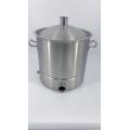 Durable and attractive stainless steel wine barrel