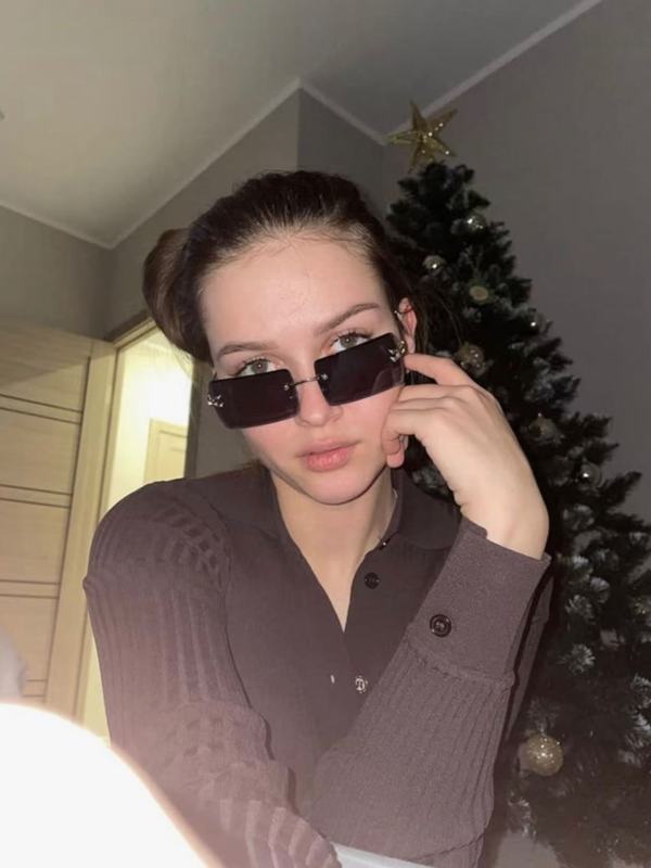 Stylish Clear Lens Sunglasses