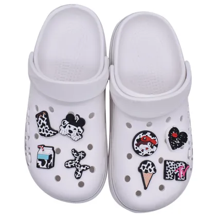 Wholesale Leopard Print Shoe Decorations for Clogs