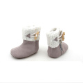 Winter Fur Pink Boots For Babies