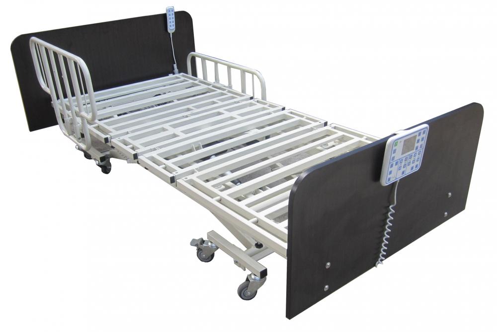 Multiheight Electric Long-Term Hospital Bed with Half Rails