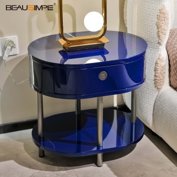 Customizable Bedside Table in Royal Blue