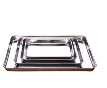 Rectangular Food Tray Stainless Steel Kitchen Cookware
