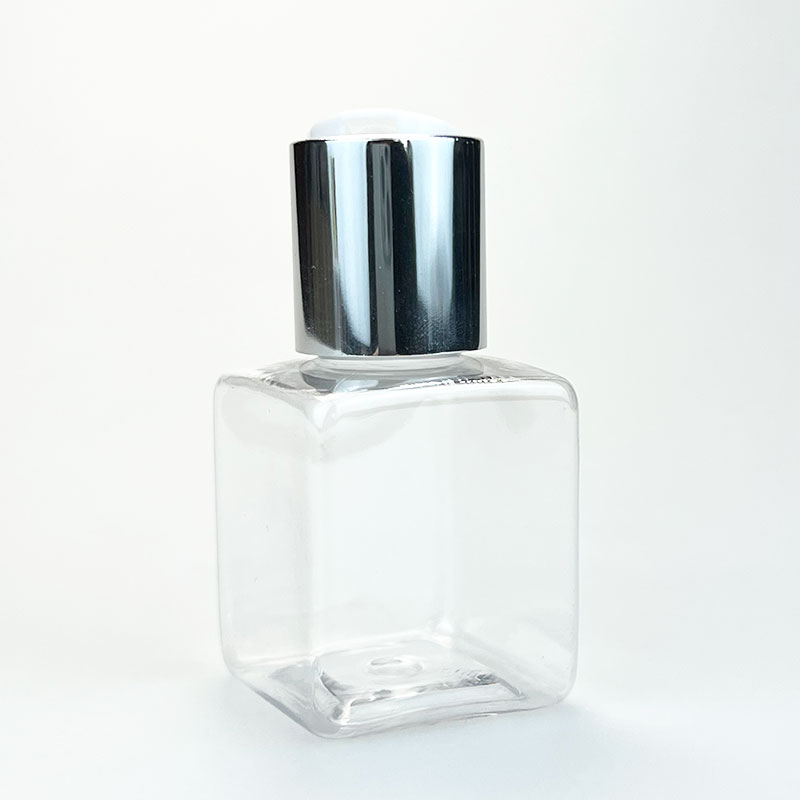 Embalaje cosmético mayorista vacío 20 ml 30ml 50 ml Tamaño de viaje Hotel Mini desinfectante de manos Botella cuadrada