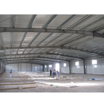 Metal Warehouse Building, Uses Steel Framework Like H, Z and C Steel Components Types