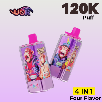 UOR 120000 120K Puffs 4 Flavor Newest Vape