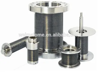 Metal bellows corrugated valve core