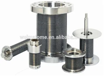 Metal bellows corrugated valve core
