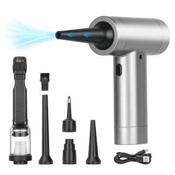 2-in-1 Portable Wireless Rechargeable Air Duster Vacuum Cleaner