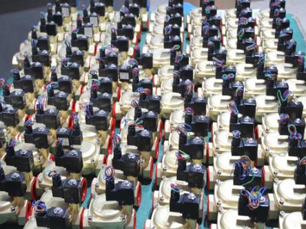 Production display of ADK11-25G CKD Normally Closed Solenoid Valves