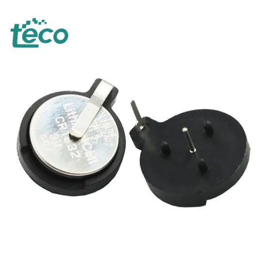 CR1625 Battery Holder: Coin-Shaped Battery Mounting with Lead and Pin
