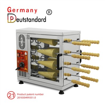 Chimney cake oven Kurtos Kalacs Machine 16pcs sticks