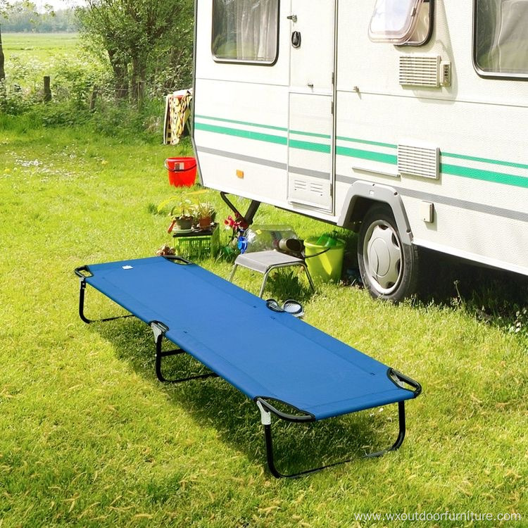 Customize Aluminium Adults Single 600D Double Outdoor Beach Portable Folding Camping Sleeping Cot for travelling