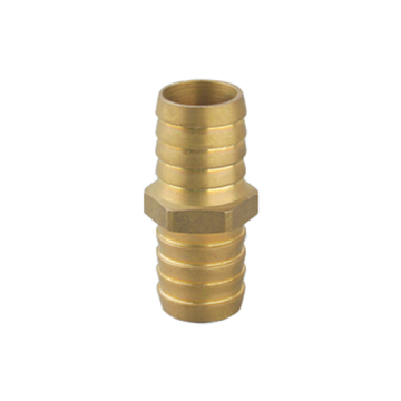 Brass straight flare coupling