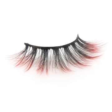 Colorful Mink Effect False Eyelashes with Custom Logo