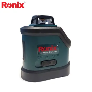 Ronix Portable Cross Line Laser Level 360 Self-leveling Cross Red Line Lazer Model RH-9502
