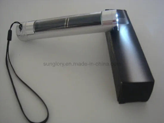 Mini LED Torch with Solar Energy (HSX-FL05A)