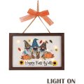 Fall Wall Decor with Light