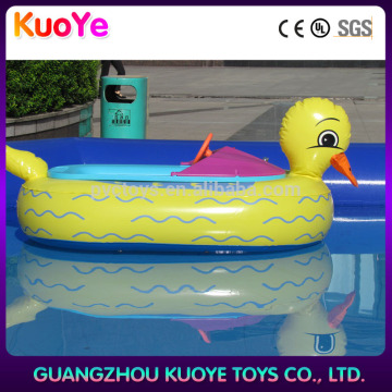 inflatable electric kiddie duck inflator bumper boat with timer and music player