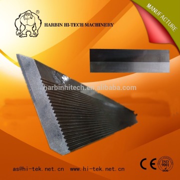 TCT inlay & HSS metric and inch wood working serrated knife & corrugated knife