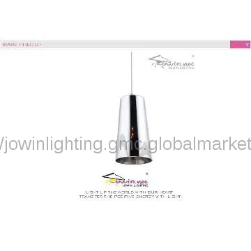 Chrome Home Hanging Glass Lamp