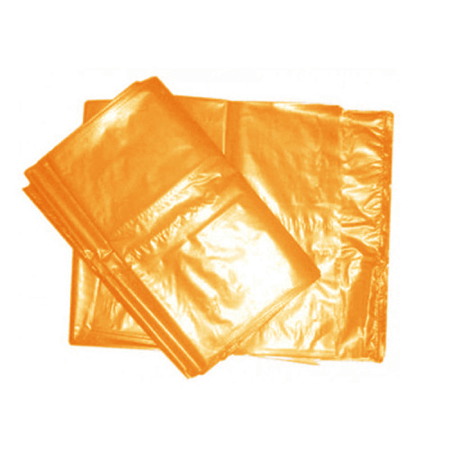 Custom Logo Printing orange garbage bag plastic trash bag