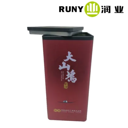 Square health product iron cans