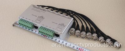 8Channel السلبي CCTV UTP Video Balun ، جهاز إرسال استقبال الفيديو