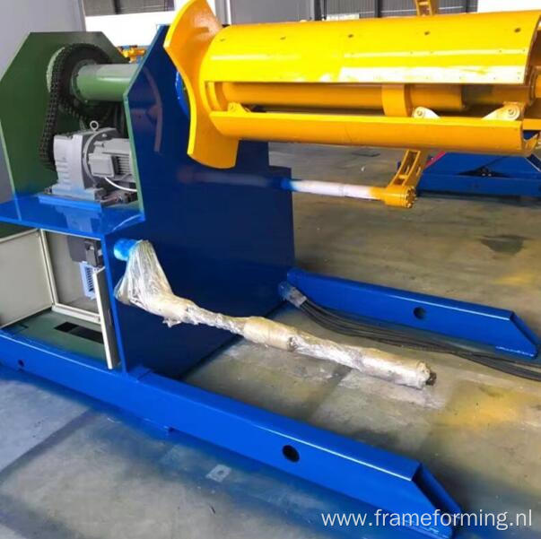 10 tons uncoiler with car 10 tons decoiling machine with car