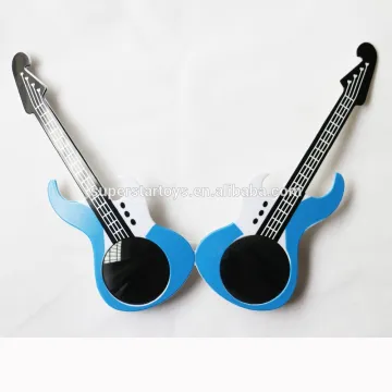 3170401-13 Blue guitar glasses musical instruments personality sunglasses