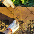 Embarquement en acier Corten en plein air pour jardin