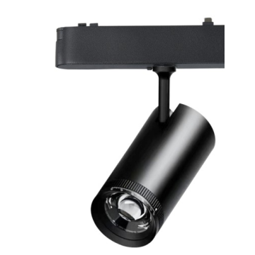 High voltage magnetic guide rail spotlight