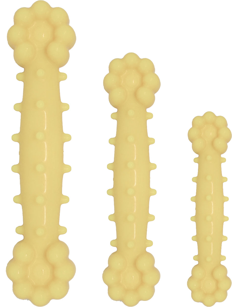 Percell 7,5 &quot;Nylon Dog Chew Bone olor a sopa de maíz