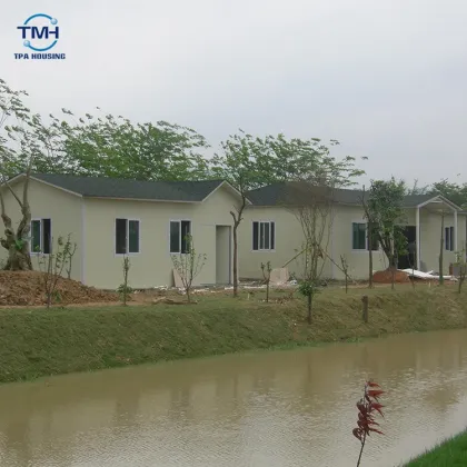 Ready made prefab beauty cottage beach cottage house modular resort villa