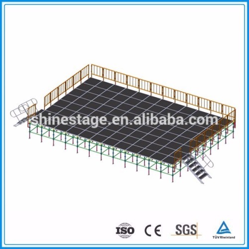 wholesale easy install plywood concert assembling steel layer stage
