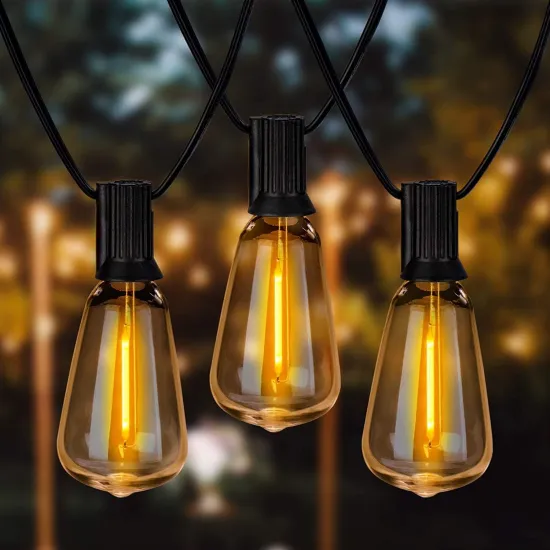 Solar-Powered LED String Lights for Holiday and Wedding Decorations