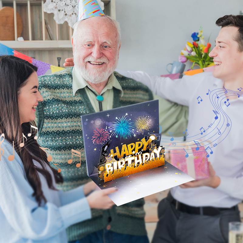 celebration LED greeting card