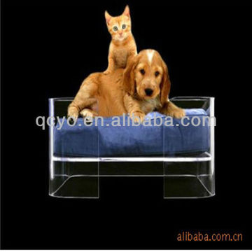 factory directly sale customized acrylic rectangle dog bed