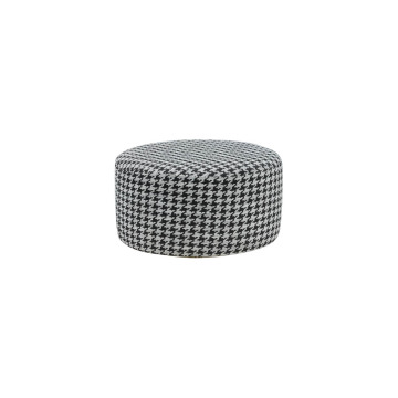 Houndstooth Sofa Pedal Sofa Stool Pedal salon Proste nowoczesne okrągłe meble do stołka na buto