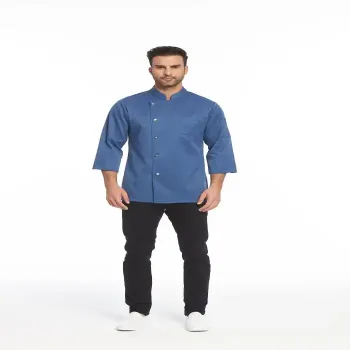 Customizable Hotel & Restaurant Chef Uniforms: White and Black Poly Cotton Twill Fabric Coats and Jackets
