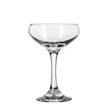 Customized hand blown coupe cocktail glass