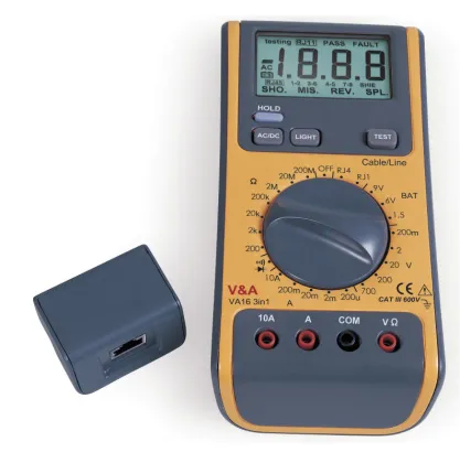 Multimeter Network tester VA16 VA16E